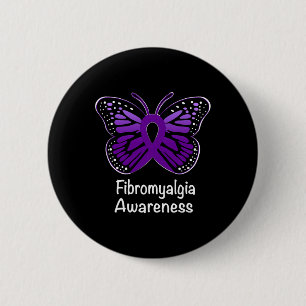 Awareness Warrior Support Purple Ribbon 2 6 Cm Round Badge