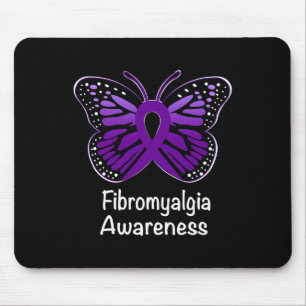 Awareness Warrior Support Purple Ribbon 2 Mouse Mat