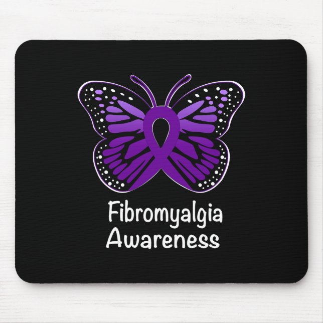 Awareness Warrior Support Purple Ribbon 2  Mouse Mat (Front)