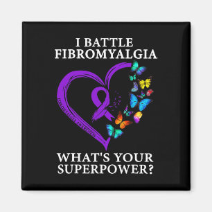 Awareness Warrior Support Purple Ribbon Magnet