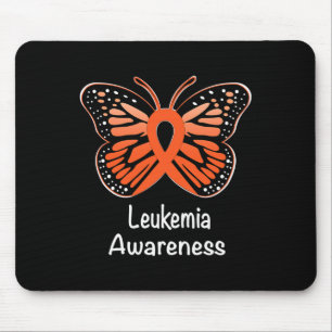 Awareness Warrior Support Survivor Orange Ribbon 1 Mouse Mat