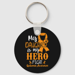 Awareness Warrior Tee Wear Orange For My Daughter Key Ring