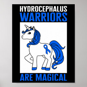 Awareness Warriors Are Magical Unicorn Hydroce 1 Poster