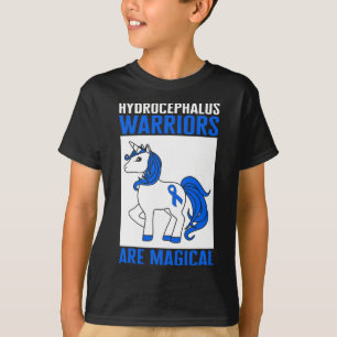 Awareness Warriors Are Magical Unicorn Hydroce 1 T-Shirt