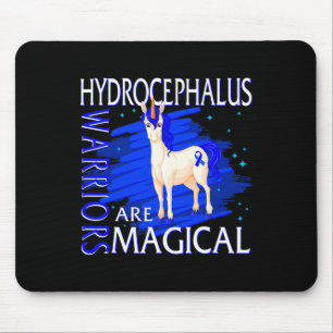 Awareness Warriors Are Magical Unicorn Hydroce 2 Mouse Mat