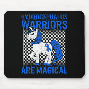 Awareness Warriors Are Magical Unicorn Hydroce  Mouse Mat