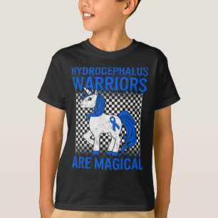 Awareness Warriors Are Magical Unicorn Hydroce T-Shirt