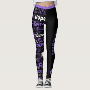 Awareness Words...Chiari Leggings