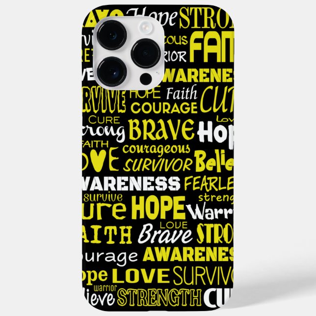 Awareness Words...Endometriosis Case-Mate iPhone Case (Back)