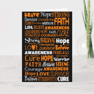 Awareness Words...RSD/CRPS Card