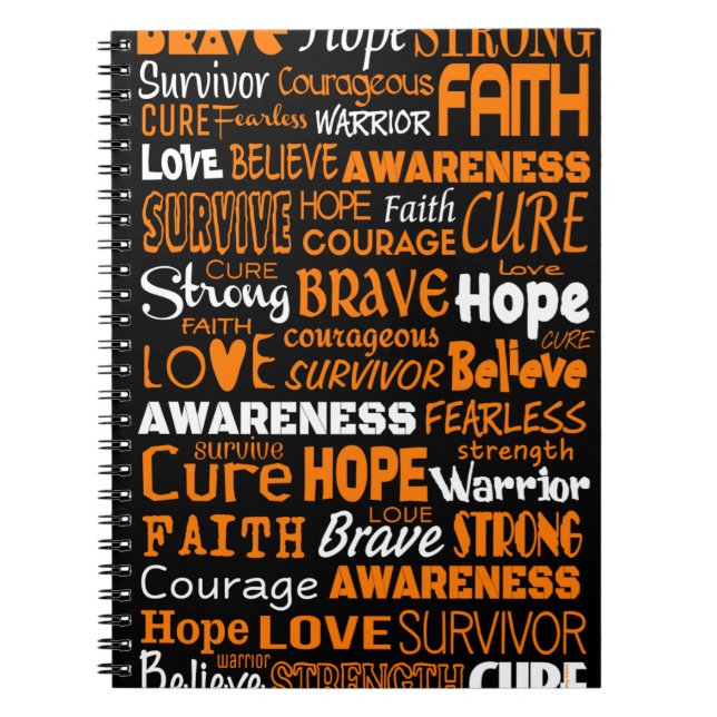 Awareness Words...RSD/CRPS Notebook (Front)