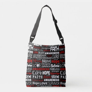 Awareness Words...Tarlov Cyst Crossbody Bag