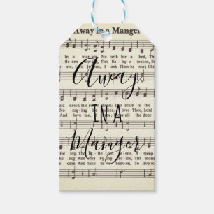 Away in a Manger Gift Tags