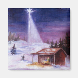Away In a Manger Magnet