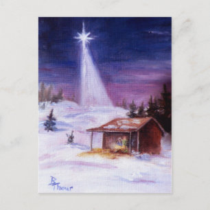 Away In a Manger Postcard