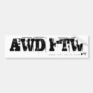 AWD FTW BUMPER STICKER