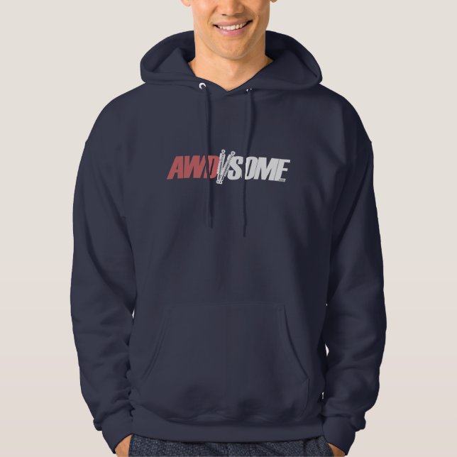 awdsome logo 3 hoodie (Front)
