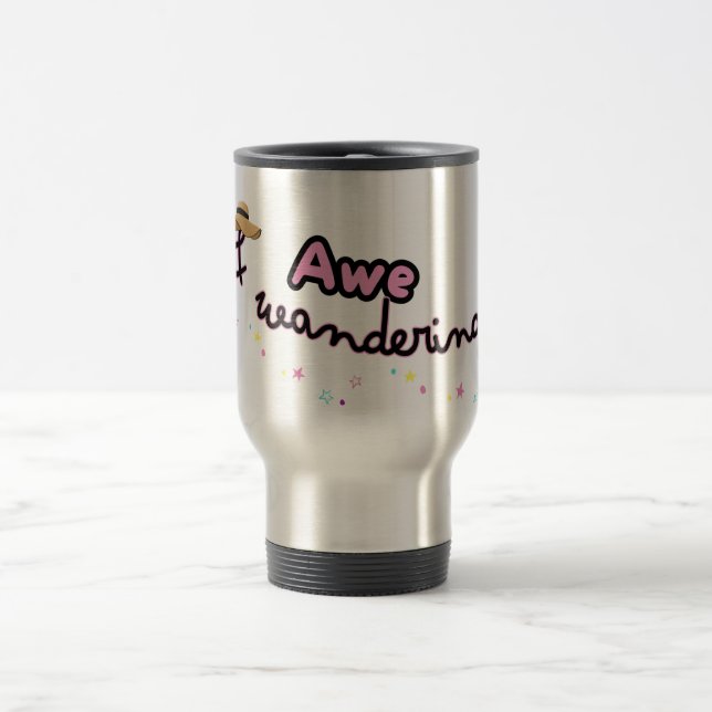 Awe and Wandering travel mug (Center)