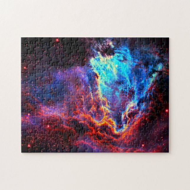 Awe-Inspiring Colour Composite Star Nebula Jigsaw Puzzle (Horizontal)