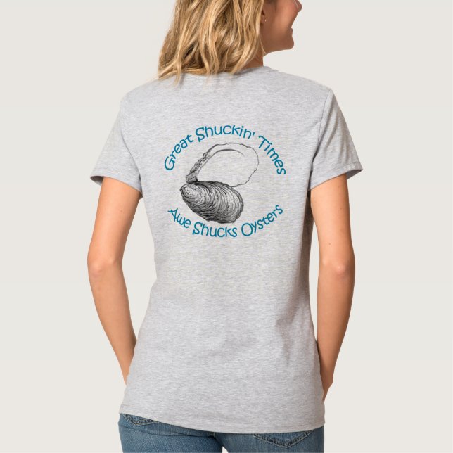 Awe Shucks Oysters T-Shirt (Back)