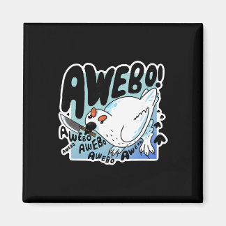 Awebo Ptarmigan Arctic Cute Bird Internet Meme Fun Magnet