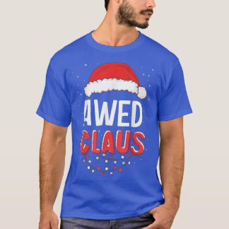 Awed Santa Claus Christmas Matching Costume T-Shir T-Shirt