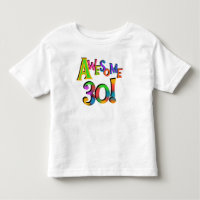 Awesome 30 Birthday T-shirts and Gifts