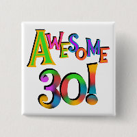 Awesome 30 Birthday T-shirts and Gifts
