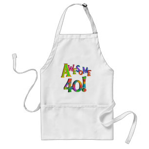 Awesome 40 Birthday T-shirts and Gifts Standard Apron