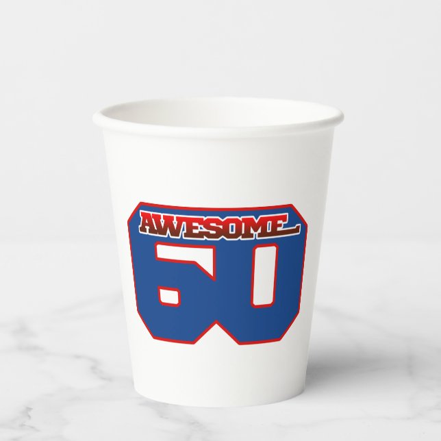 awesome 60 paper cups (Front)
