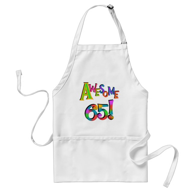 Awesome 65 Birthday Tshirts and Gifts Standard Apron (Front)