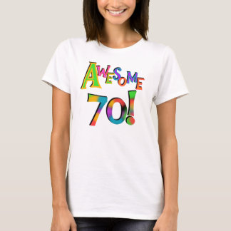 Awesome 70 Birthday T-shirts and Gifts