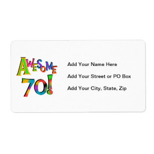 Awesome 70 Birthday T-shirts and Gifts