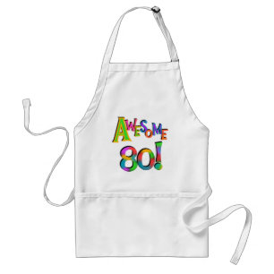 Awesome 80 Birthday T-shirts and Gifts Standard Apron