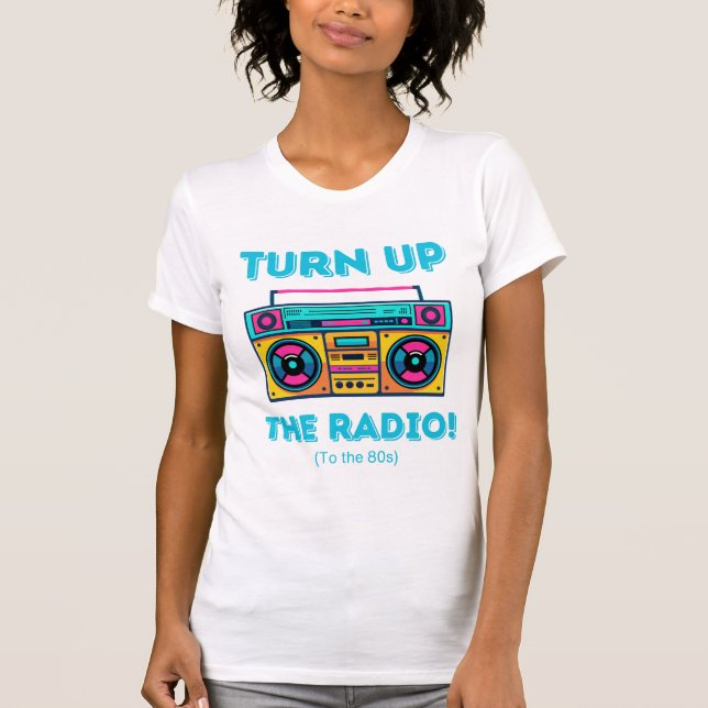 awesome 80's nostalgia t-shirt (Front)