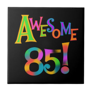 Awesome 85 Birthday T-shirts and Gifts Tile