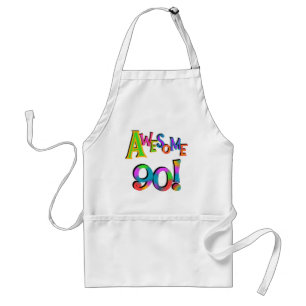 Awesome 90 Birthday T-shirts and Gifs Standard Apron