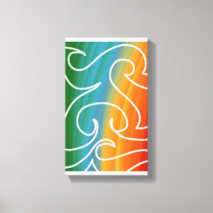 Awesome abstract art by RRW 2026 #2 Canvas Print
