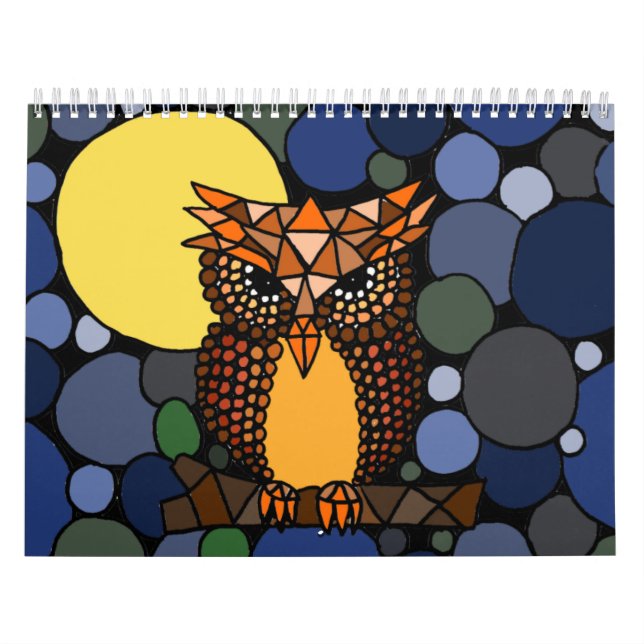Awesome Abstract Art Calendar (Cover)