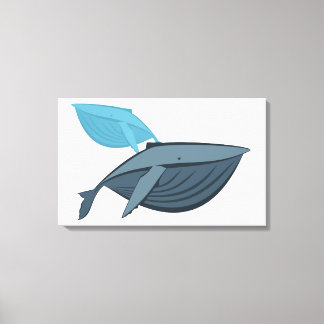 Awesome Abstract Whale Canvas Print! Print