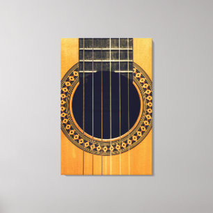 Awesome Acoustic Guitar Canvas Print