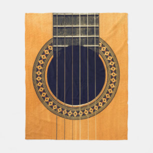 Awesome Acoustic Guitar Fleece Blanket
