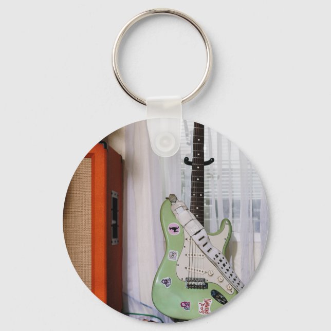 Awesome Acoustic Guitar Key Ring (Front)
