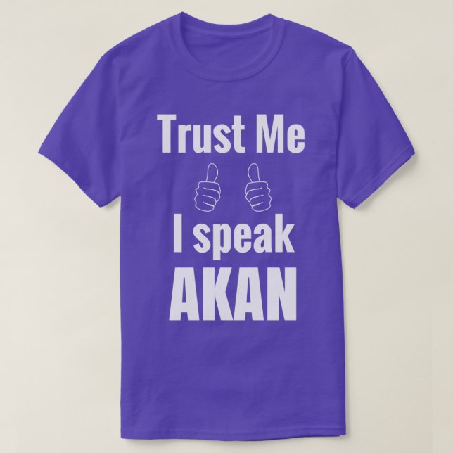 Awesome Akan Language Speaker Shirt Gift For Men W (Design Front)
