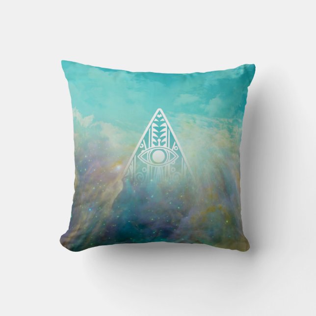 Awesome “All seeing eye” triangle Orion nebula Cushion (Front)