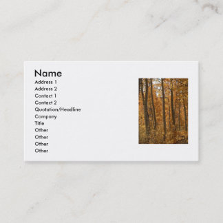 Awesome Amber Business Card