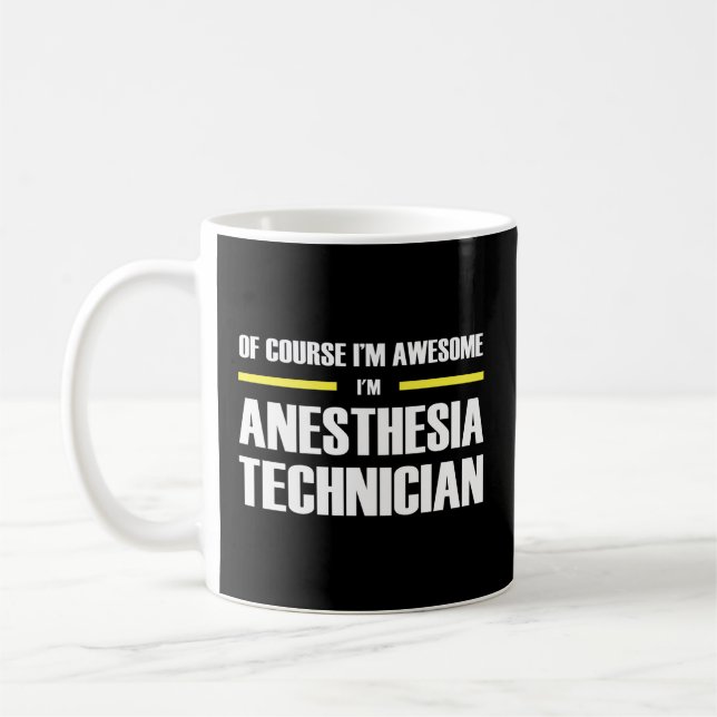 Awesome Anaesthesia Technician Coffee Mug (Left)