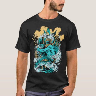 Awesome Ancient Greek Mythology Poseidon God of th T-Shirt