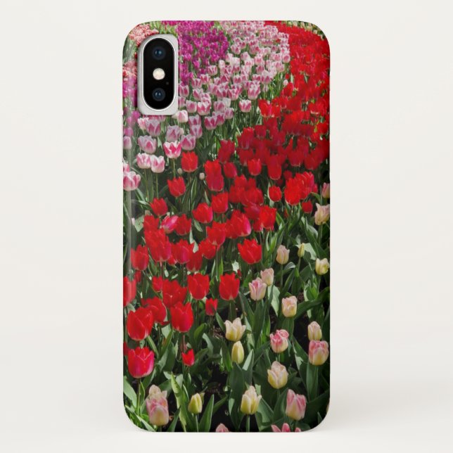 Awesome and Colourful Delft Tulips Case-Mate iPhone Case (Back)
