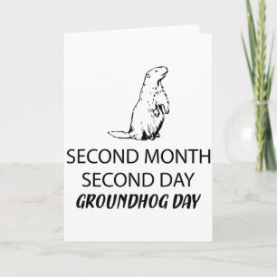 Awesome And Funny Happy Groundhog Day For Men Wome Card